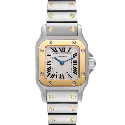 Cartier Santos Watch Ladies - Galbee Small | Steel | Yellow Gold