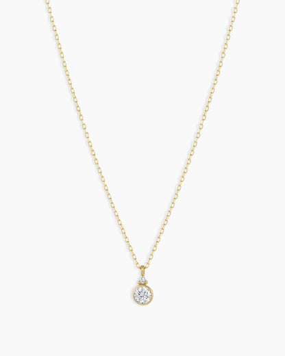 14k Gold Birthstone Necklace