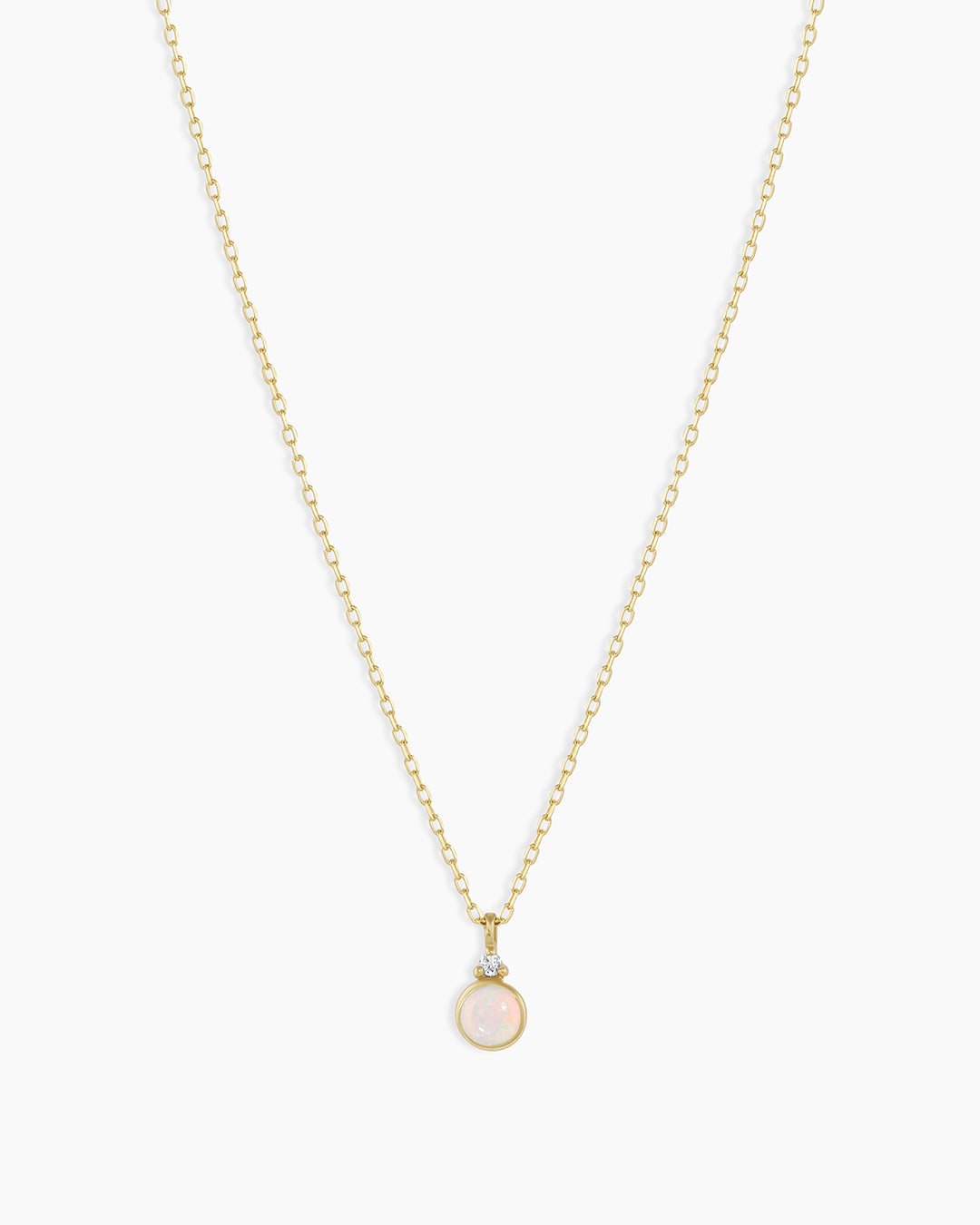 14k Gold Birthstone Necklace