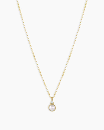 14k Gold Birthstone Necklace