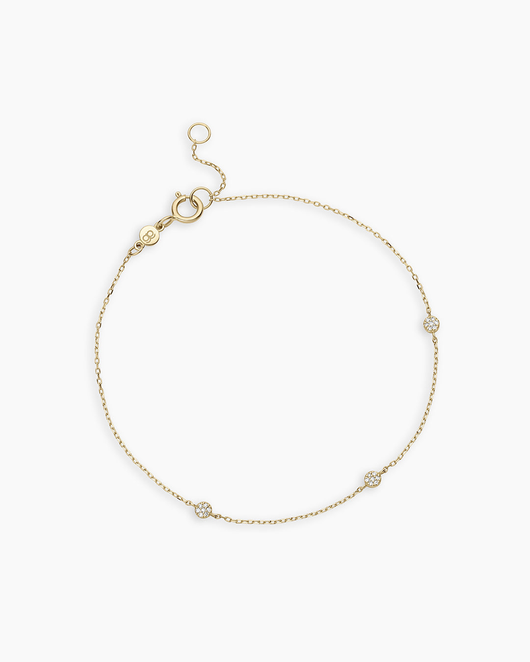 Diamond Pave Dot Bracelet