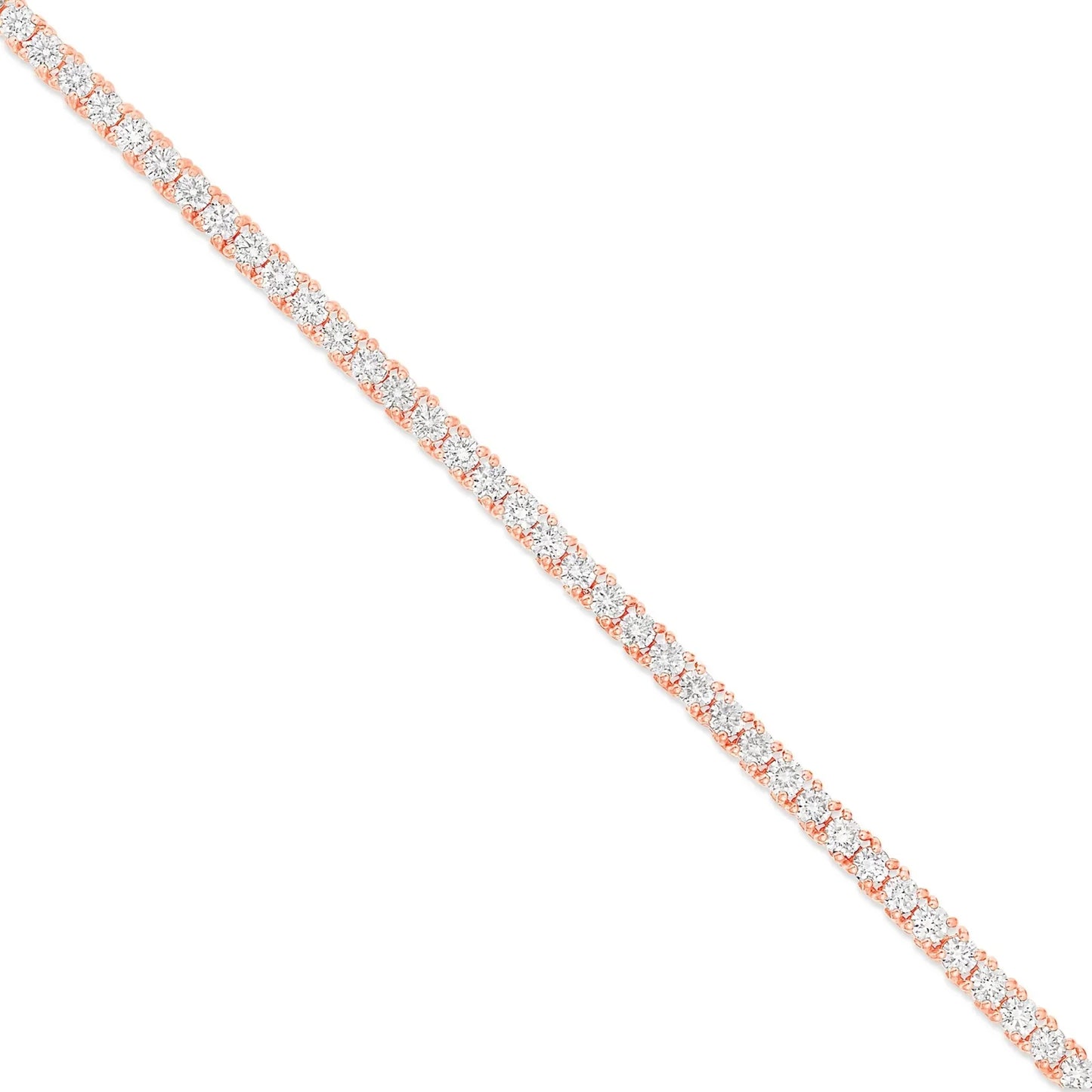 4-Prong Diamond Tennis Chain | 14K GOLD 13.34CTW | 3MM | 3 Color Options Available