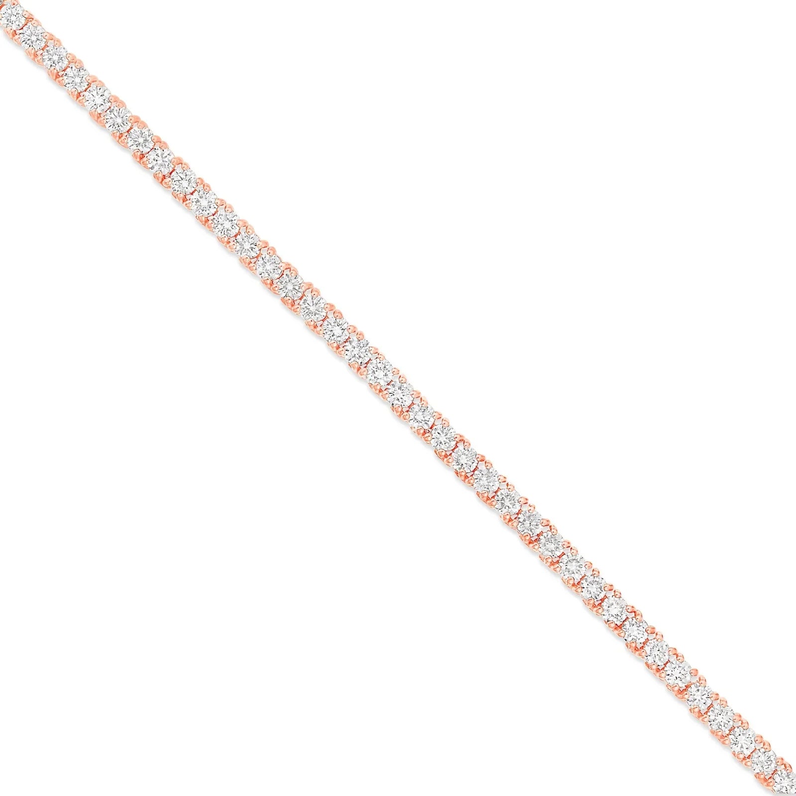 4-Prong Diamond Tennis Chain | 14K GOLD 13.34CTW | 3MM | 3 Color Options Available
