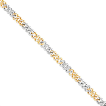 Diamond Cuban Chain | 10K GOLD 2.40CTW | 3MM | 5 Color Options Available | Two Tone Available