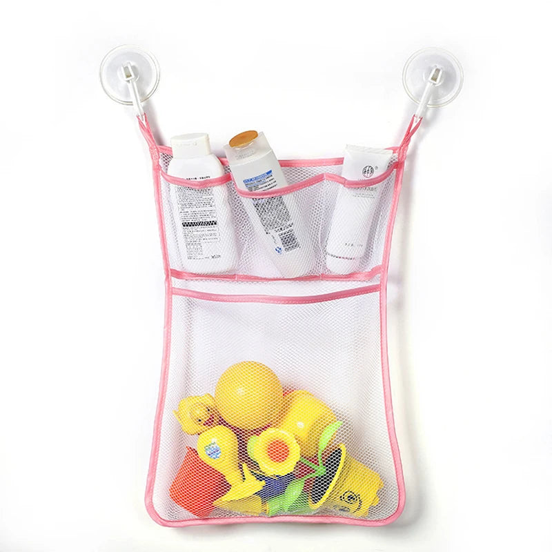 Baby Bath Toy Storage Mesh Bag with Suction Cups