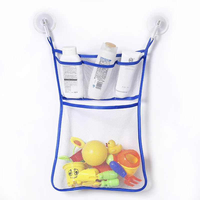 Baby Bath Toy Storage Mesh Bag with Suction Cups