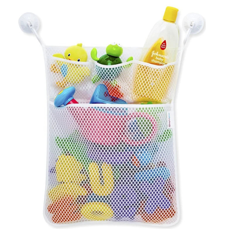 Baby Bath Toy Storage Mesh Bag with Suction Cups