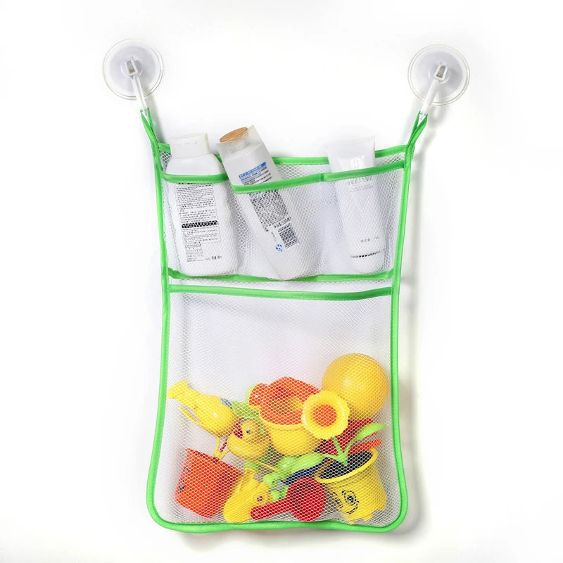 Baby Bath Toy Storage Mesh Bag with Suction Cups