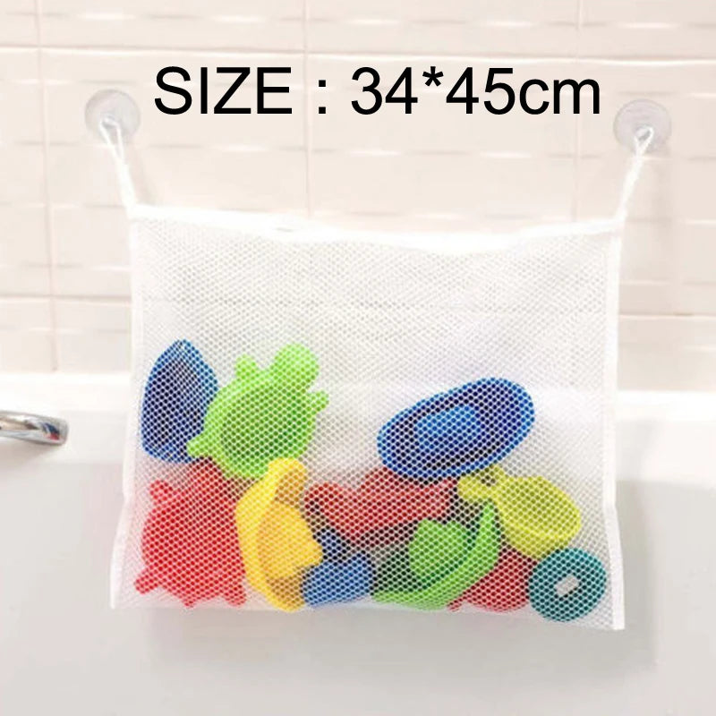 Baby Bath Toy Storage Mesh Bag with Suction Cups