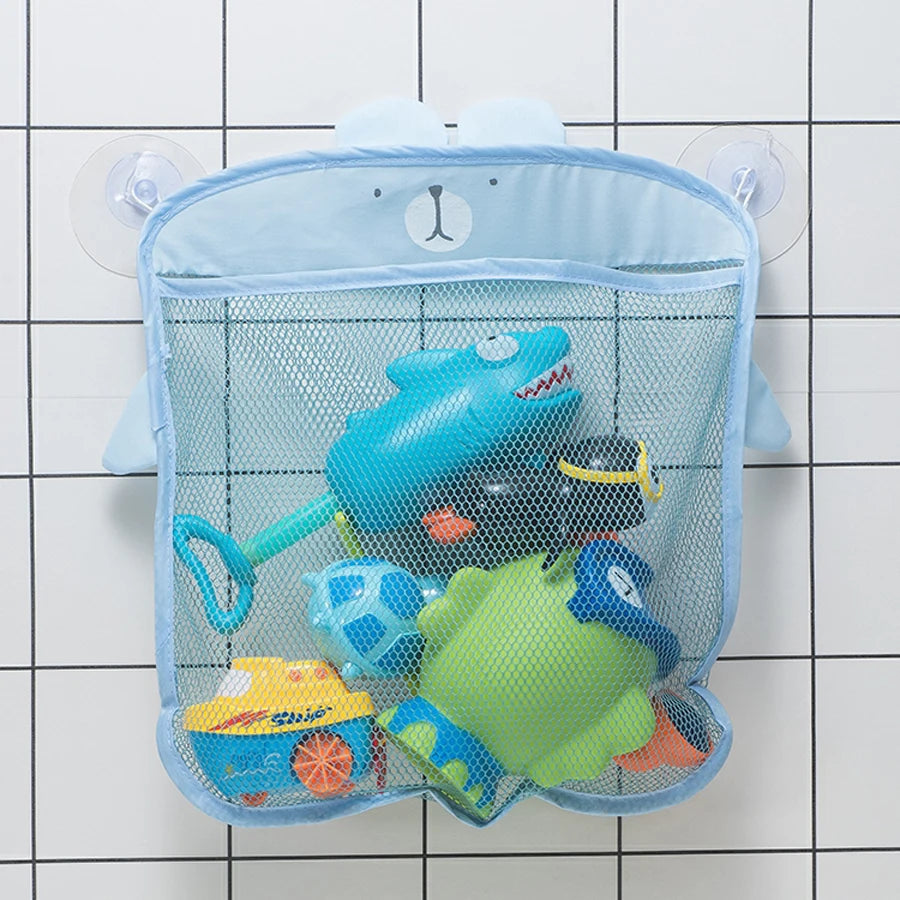 Baby Bath Toy Storage Mesh Bag with Suction Cups