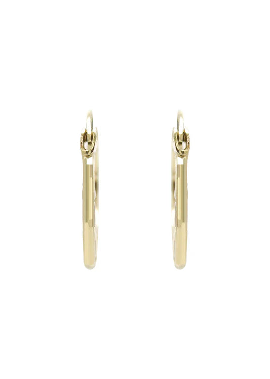 10K Womens Gold Hoop Earrings | 1.7MM | 1.7MM