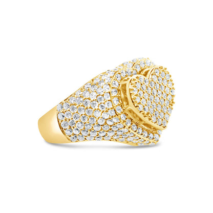 Gold Diamond Heart Ring | 14K | 2.40 CTW