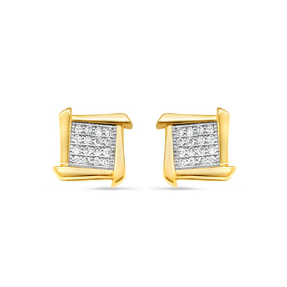 10K White Gold | Diamond Earrings | 0.50CTW | 7.6MM