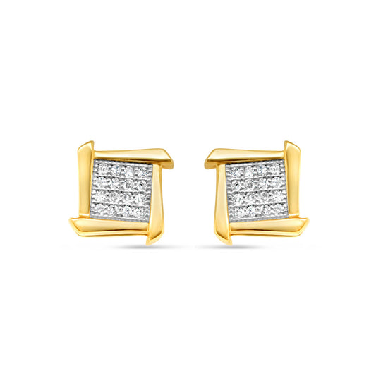 10K White Gold | Diamond Earrings | 0.50CTW | 7.6MM
