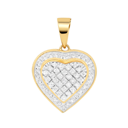 Heart Diamond Pendant | .21 CTW | 10K
