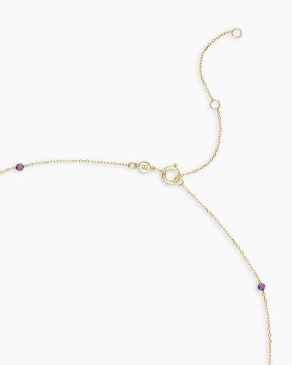 Newport Birthstone Necklace