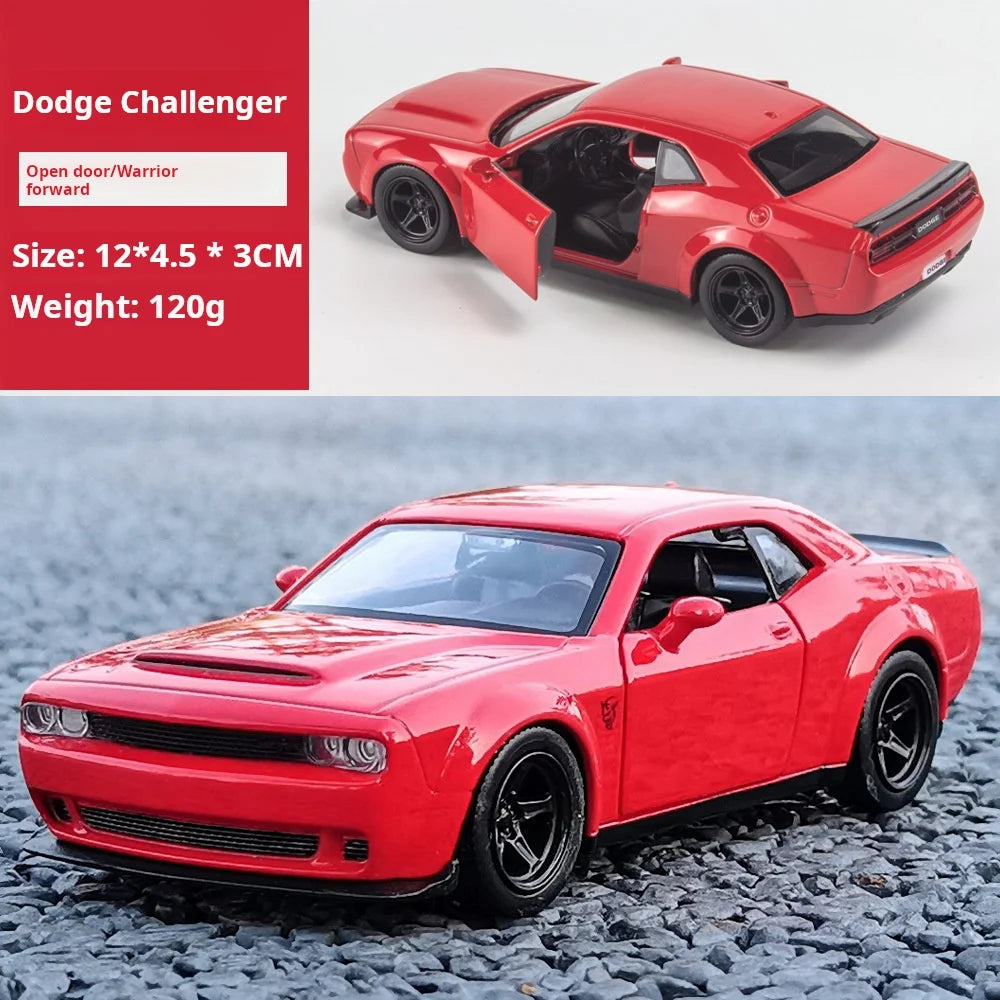 1:32 Dodge Charger 1970 Alloy Pull-Back Toy Car
