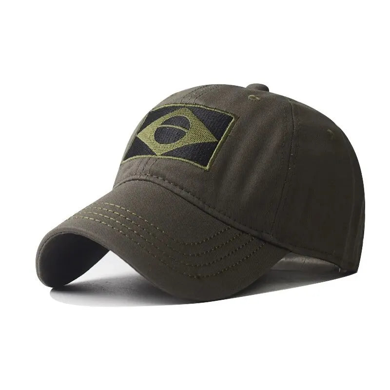 Army Camouflage Embroidered Baseball Cap