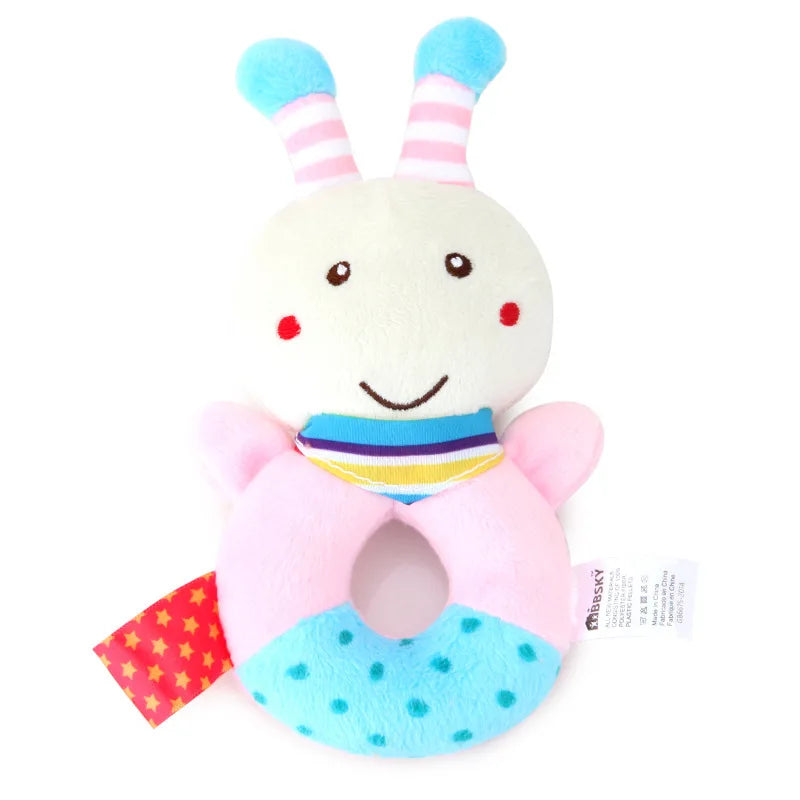 Baby Plush Animal Rattle Crib Mobile Toy