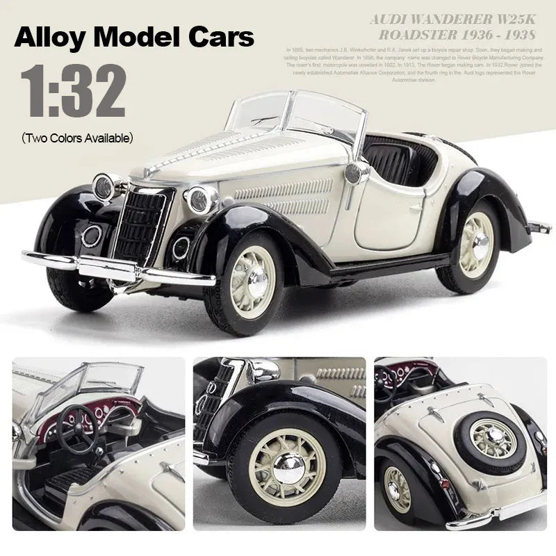 1:32 Audi Classic Pull-Back Toy Car Model