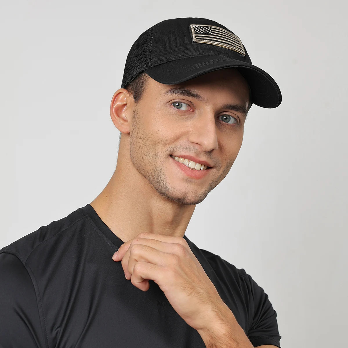 American Logo Embroidered Baseball Cap