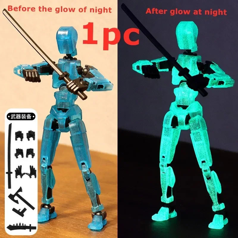 3D Printed Multi-Jointed Transforming Robot Action Figure