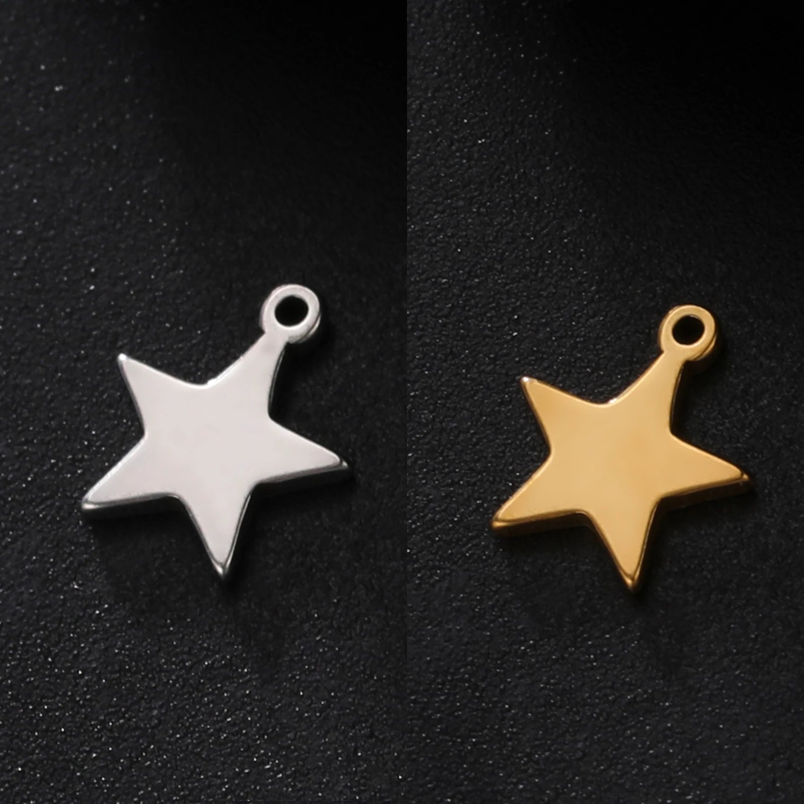 5pcs Stainless Steel Mini Charms for Jewelry Making