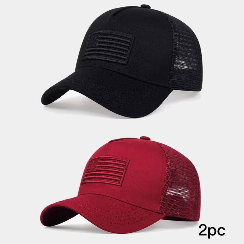 American Flag Camouflage Baseball Cap