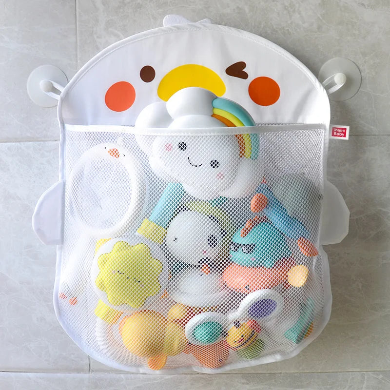 Baby Bath Toy Storage Mesh Bag with Suction Cups