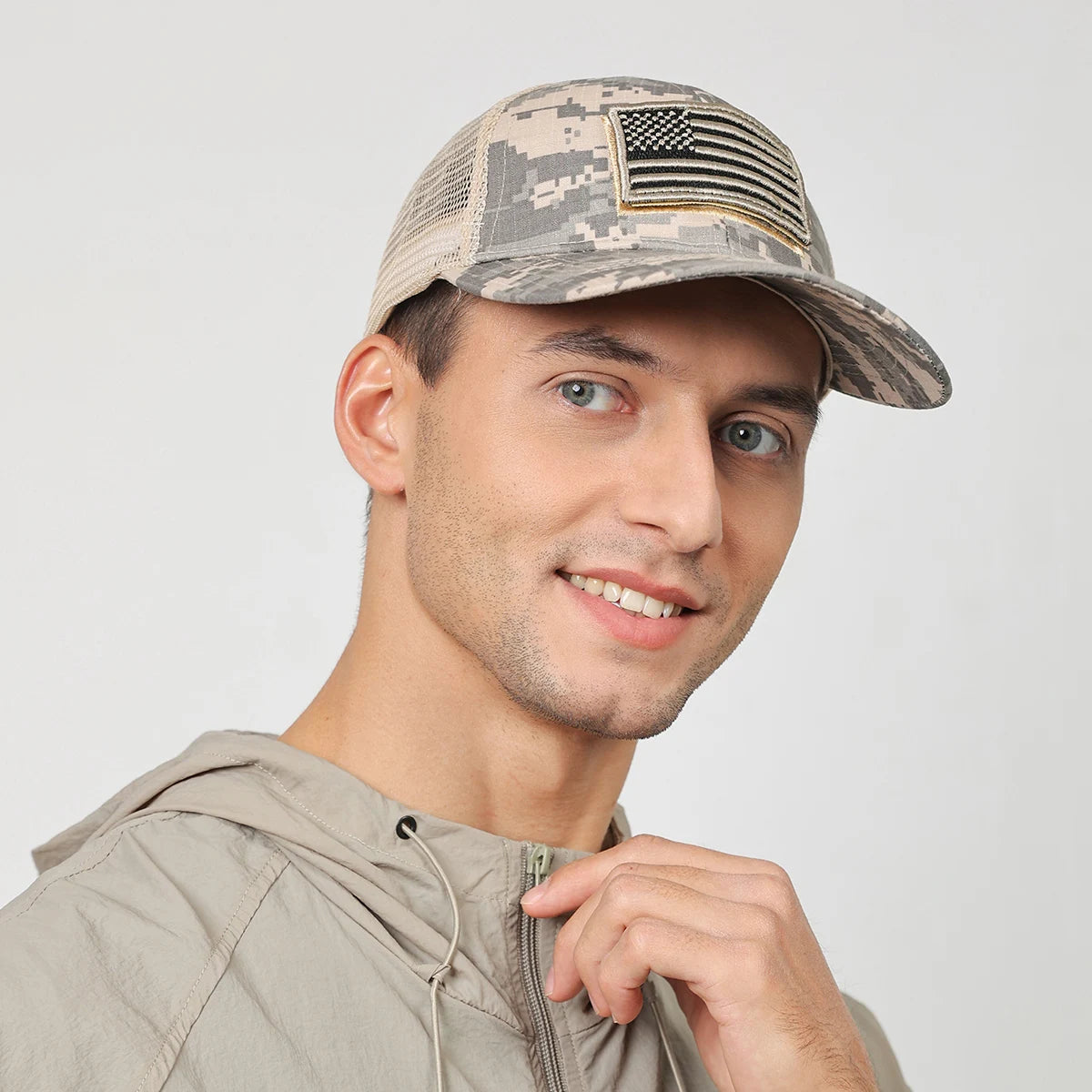 American Logo Embroidered Baseball Cap