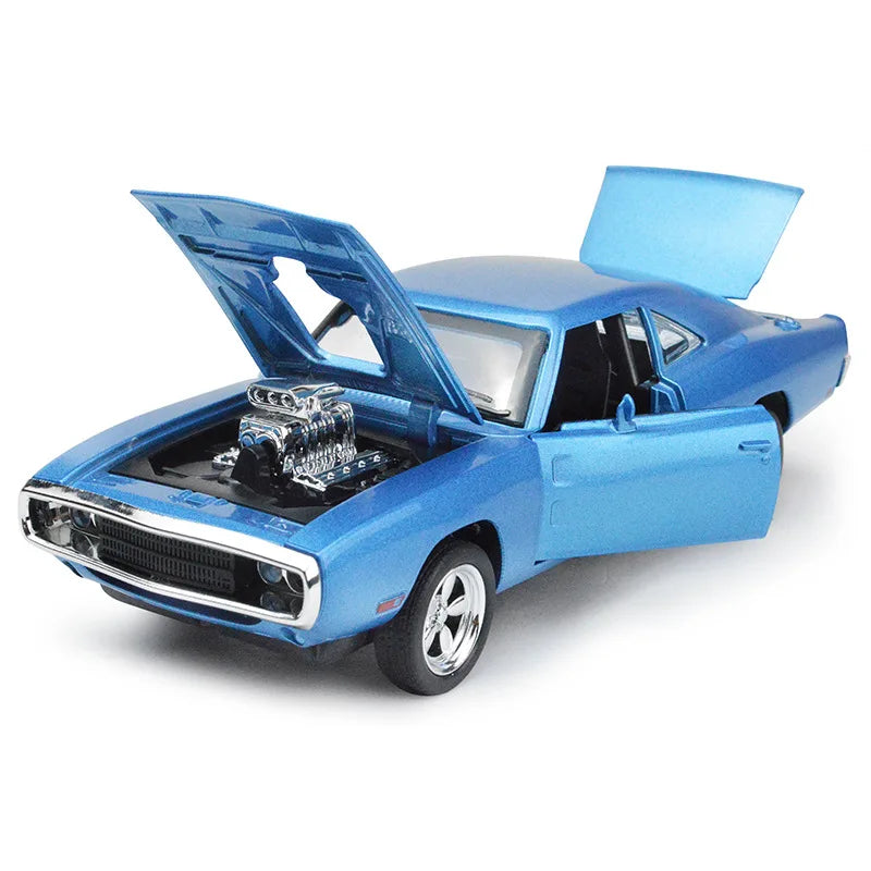 1:32 Dodge Charger 1970 Alloy Pull-Back Toy Car