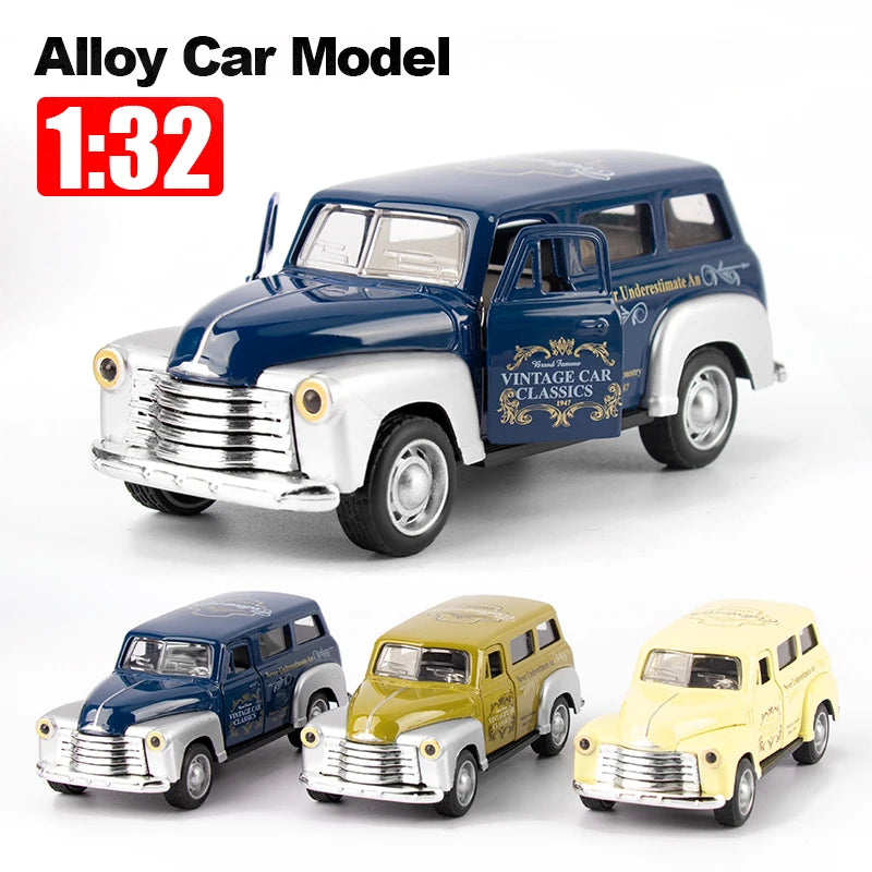 1:32 Alloy Chevrolet School Bus Toy Model