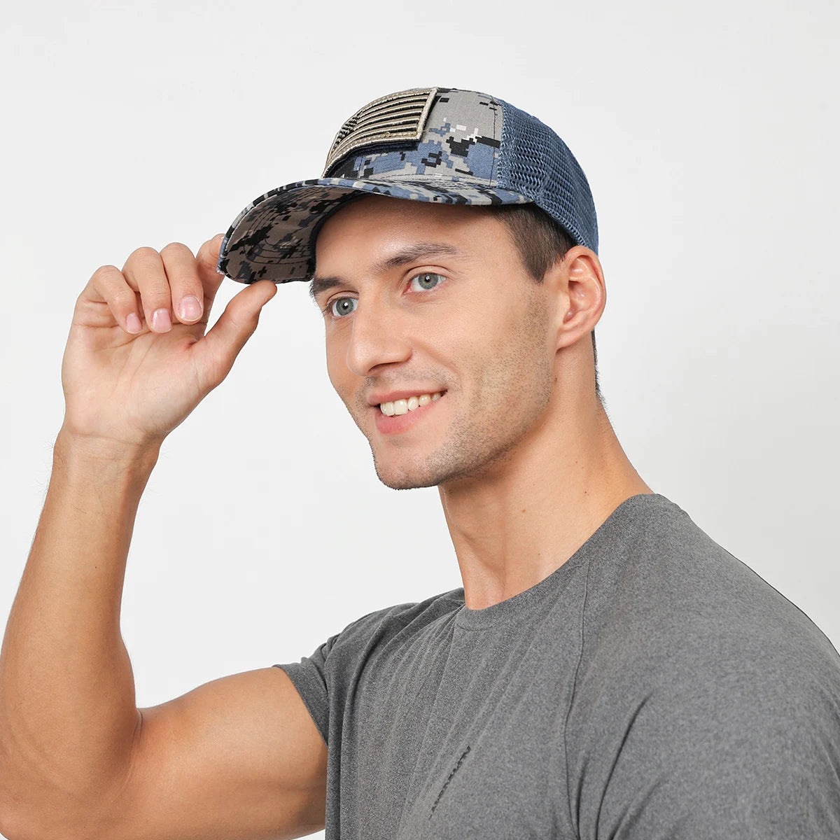 American Logo Embroidered Baseball Cap