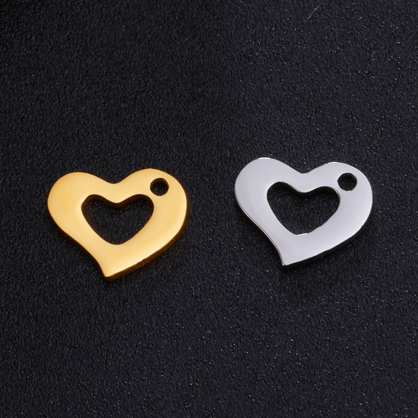 5pcs Stainless Steel Mini Charms for Jewelry Making