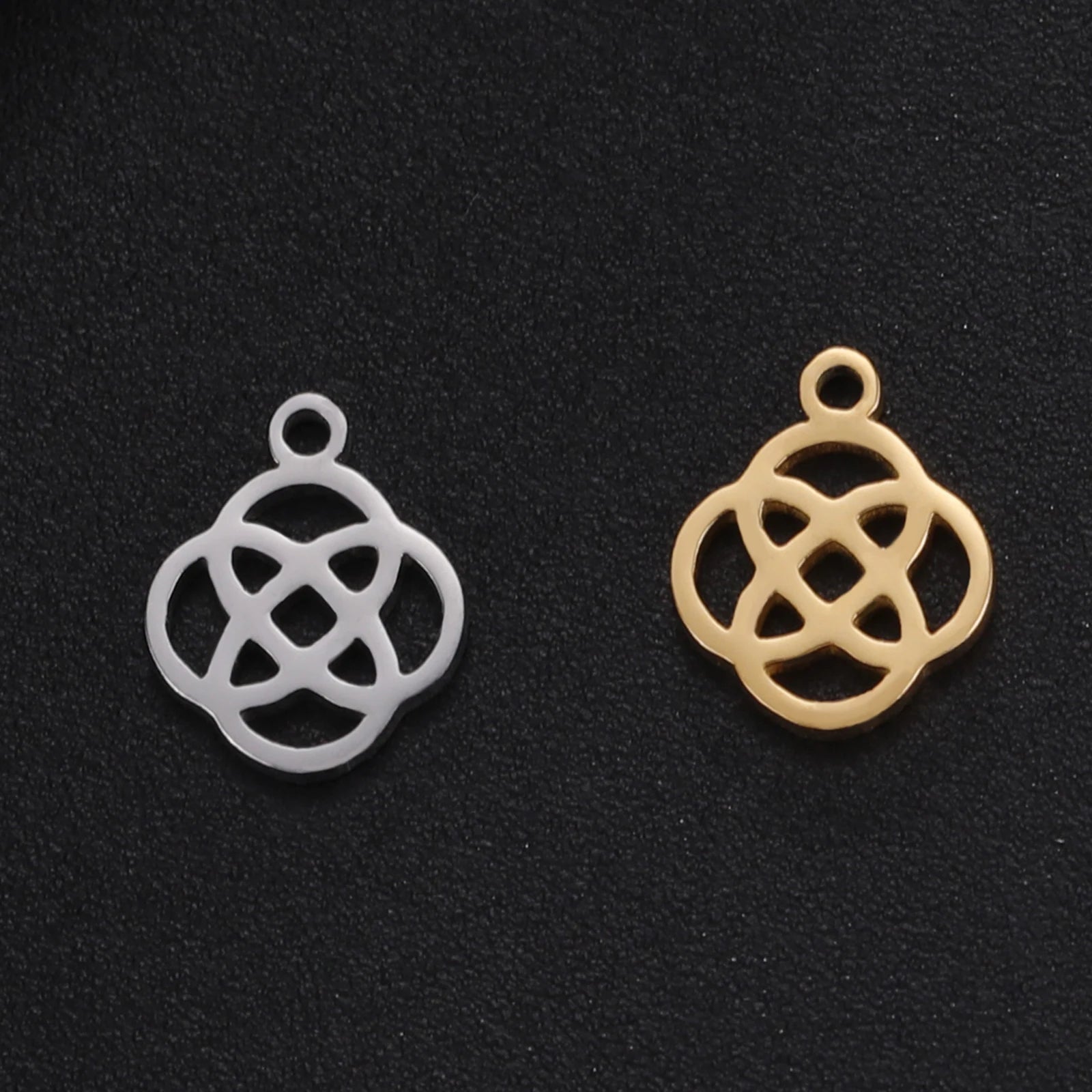 5pcs Stainless Steel Mini Charms for Jewelry Making