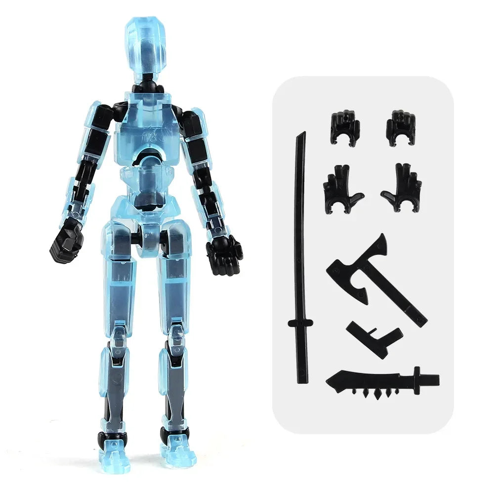 3D Printed Multi-Jointed Transforming Robot Action Figure
