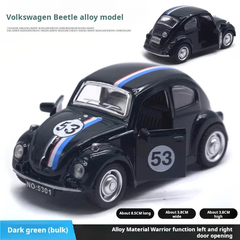 1:38 Vintage Die-Cast Pull-Back Racing Toy Car