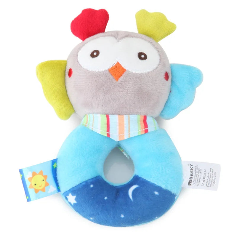 Baby Plush Animal Rattle Crib Mobile Toy