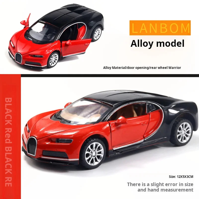1:36 Bugatti Diecast Alloy Toy Car