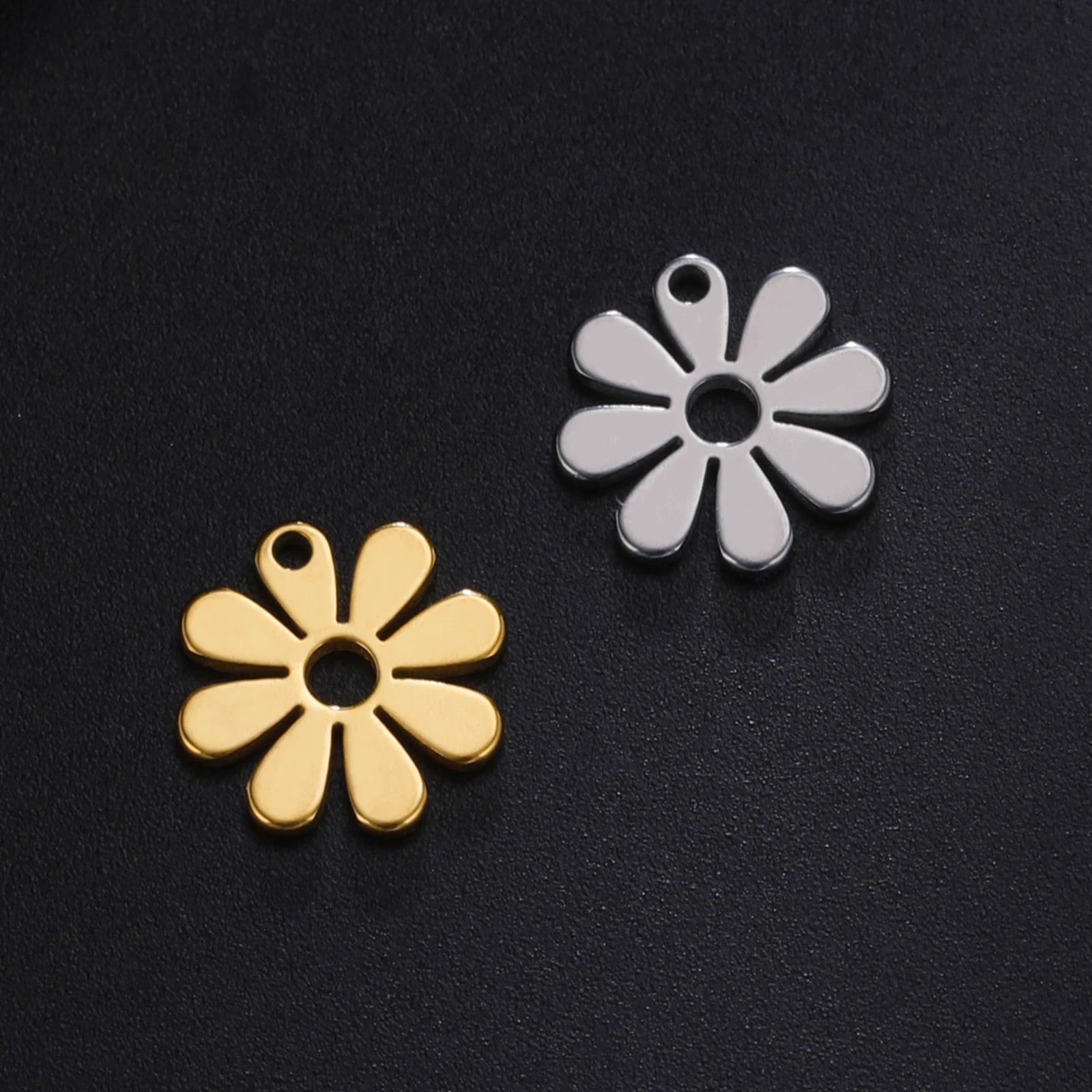 5pcs Stainless Steel Mini Charms for Jewelry Making