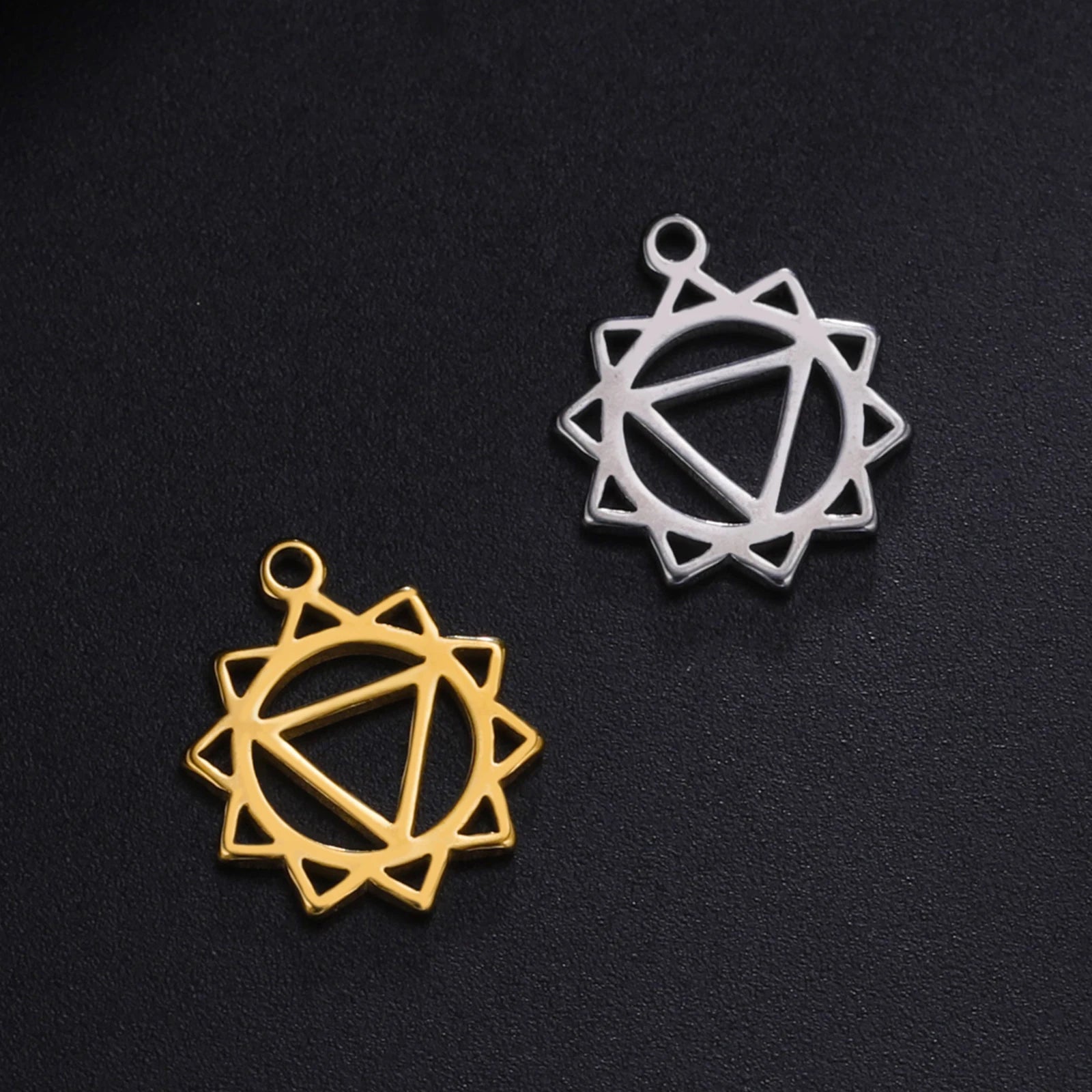 5pcs Stainless Steel Mini Charms for Jewelry Making