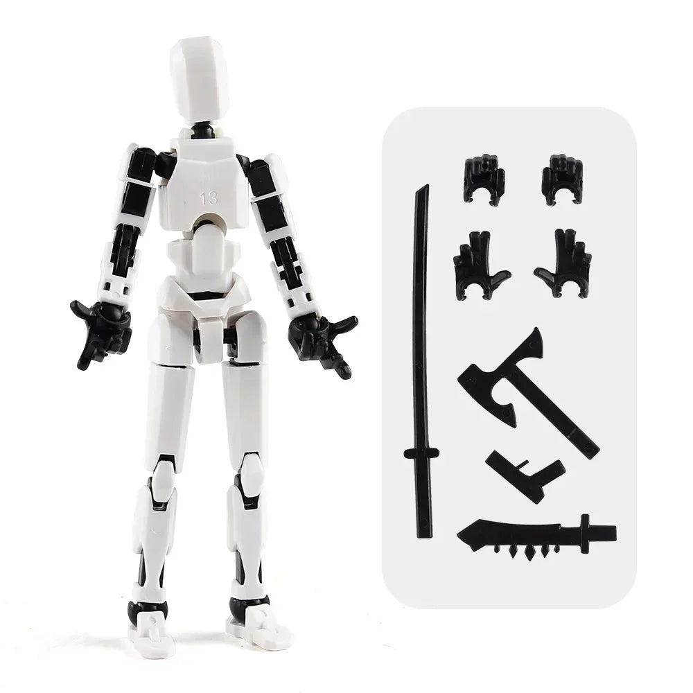 3D Printed Multi-Jointed Transforming Robot Action Figure