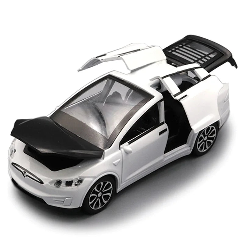1:36 Tesla Alloy Diecast Pull-Back Toy Car