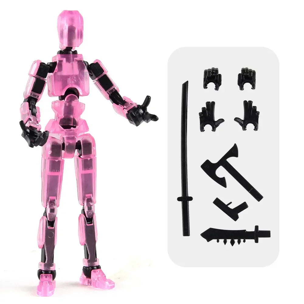 3D Printed Multi-Jointed Transforming Robot Action Figure