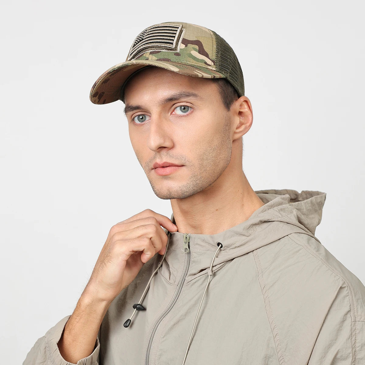 American Logo Embroidered Baseball Cap