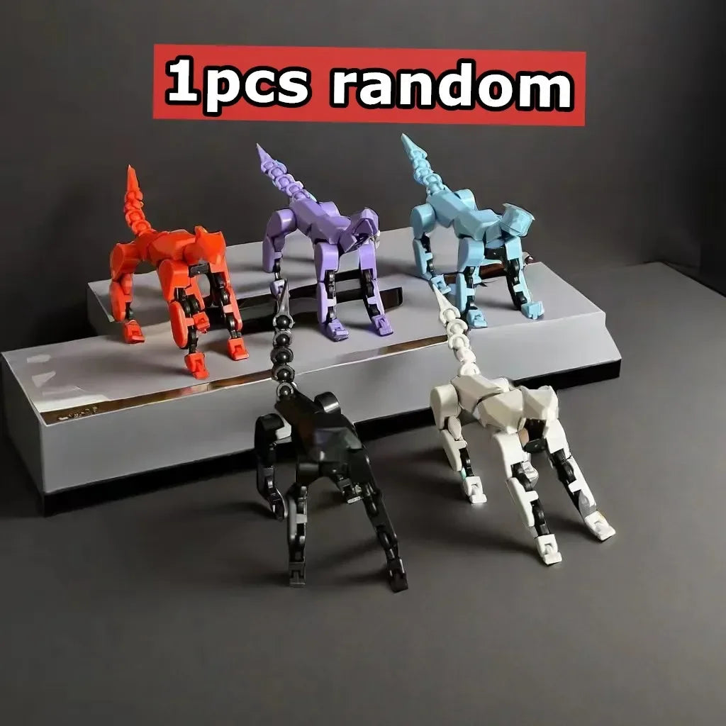 3D Printed Multi-Jointed Transforming Robot Action Figure
