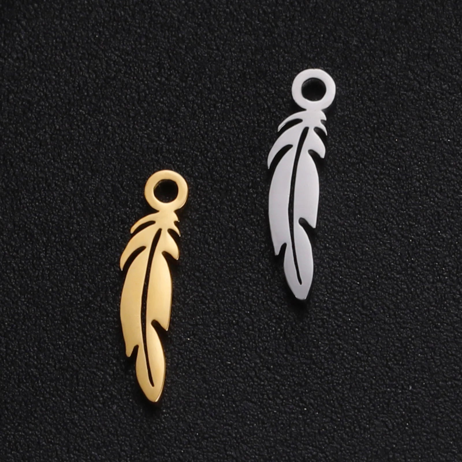 5pcs Stainless Steel Mini Charms for Jewelry Making