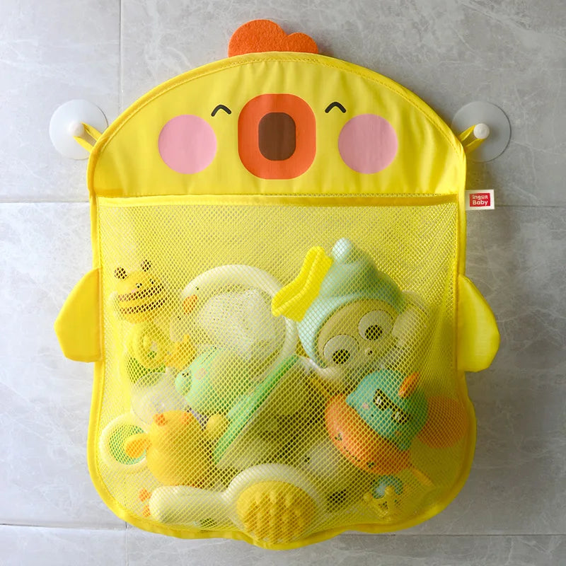 Baby Bath Toy Storage Mesh Bag with Suction Cups