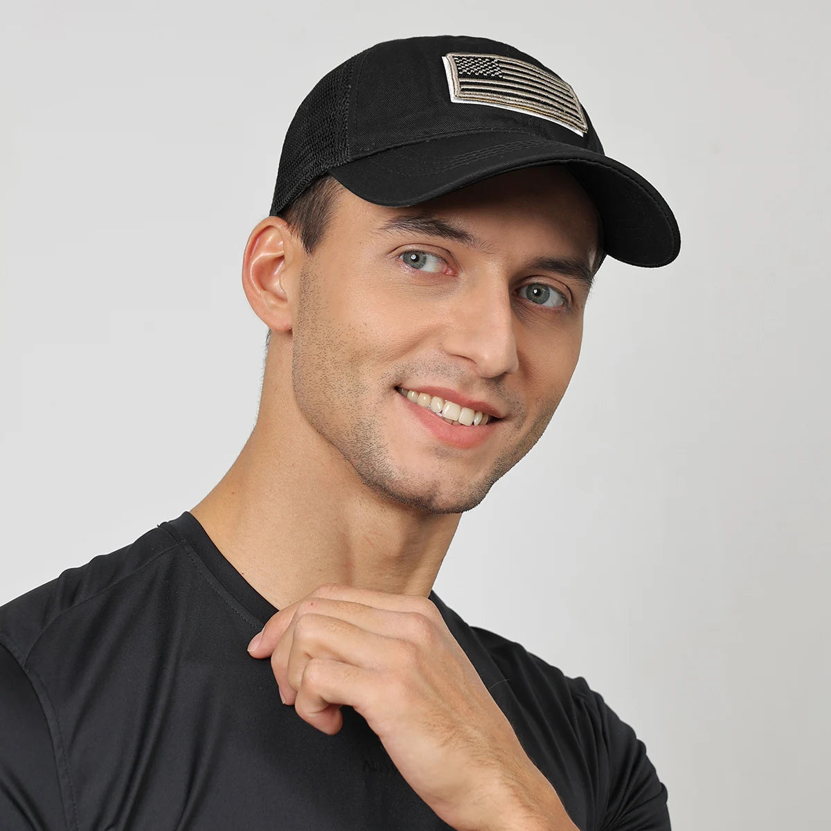 American Logo Embroidered Baseball Cap