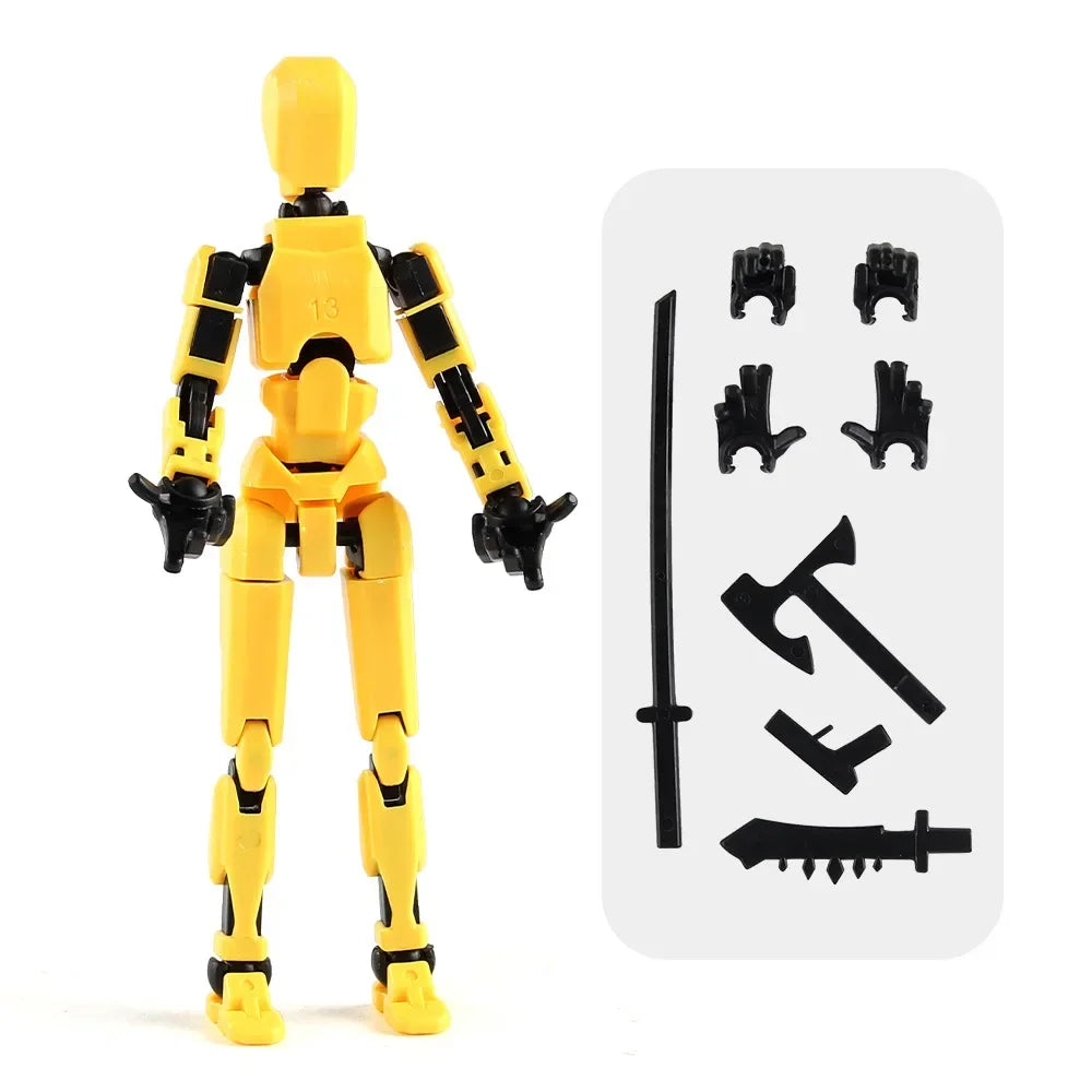 3D Printed Multi-Jointed Transforming Robot Action Figure